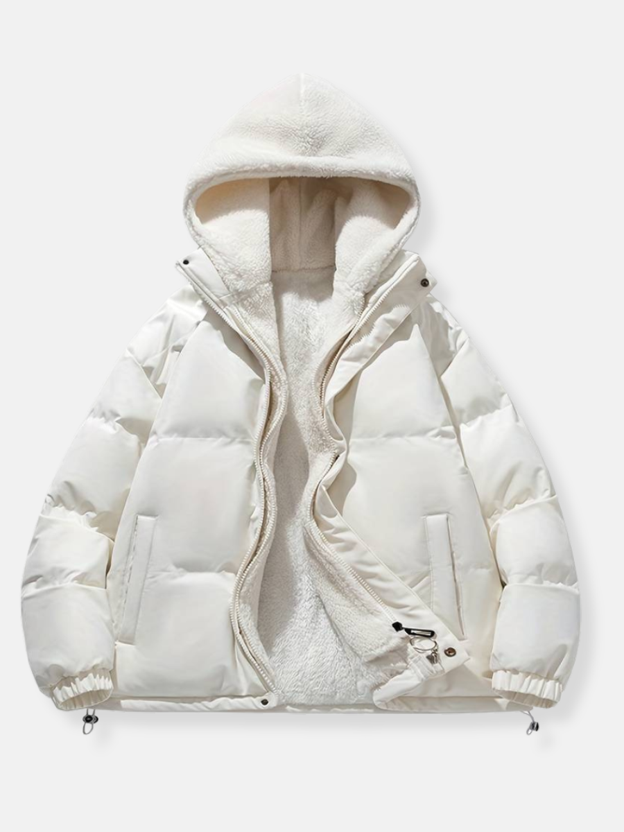 WW | Cozy Padded Coat with Faux Fur and Hood