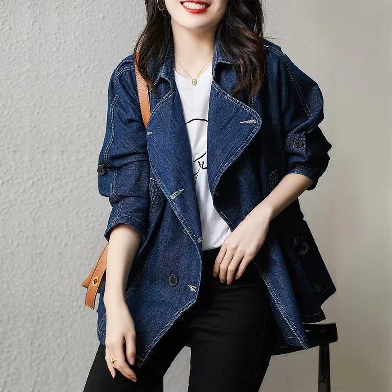 WW | Trench Coat - Loose Fit - Double Vented - Casual Outerwear