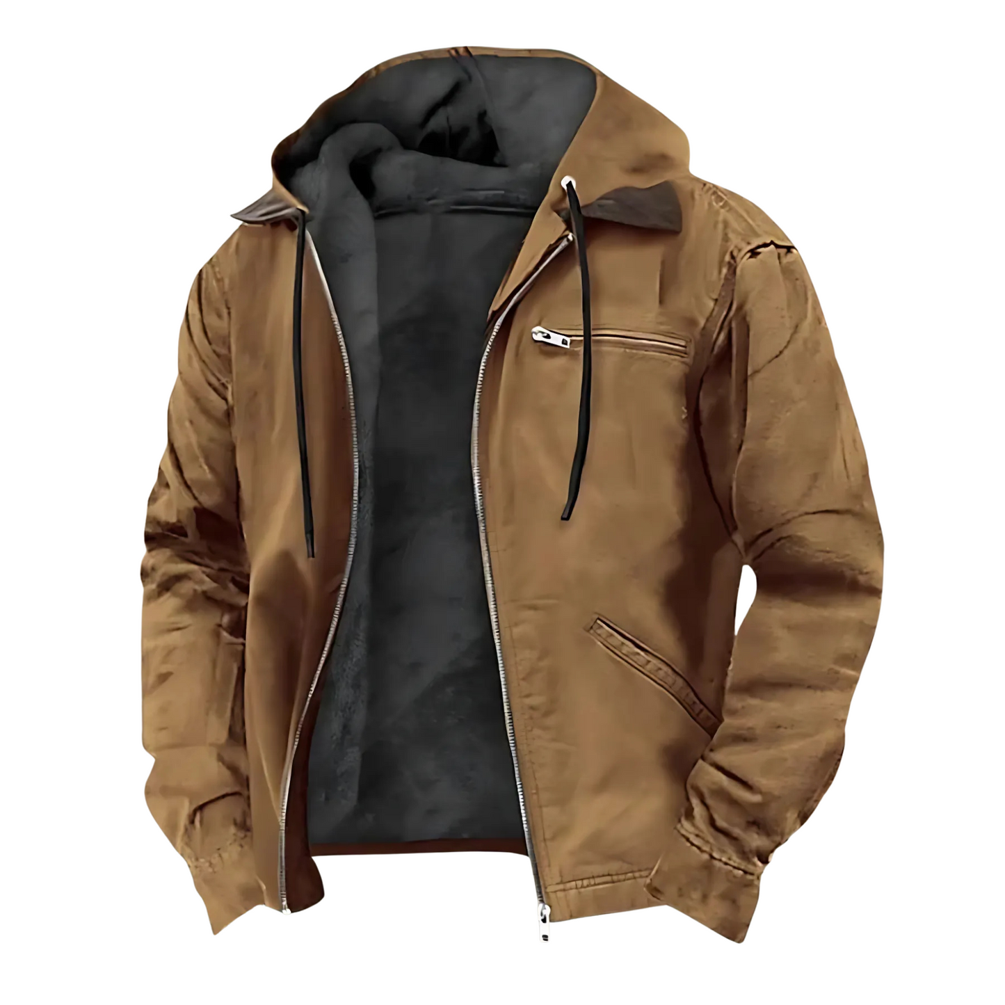 Olek Elegant Autumn Jacket - Brown