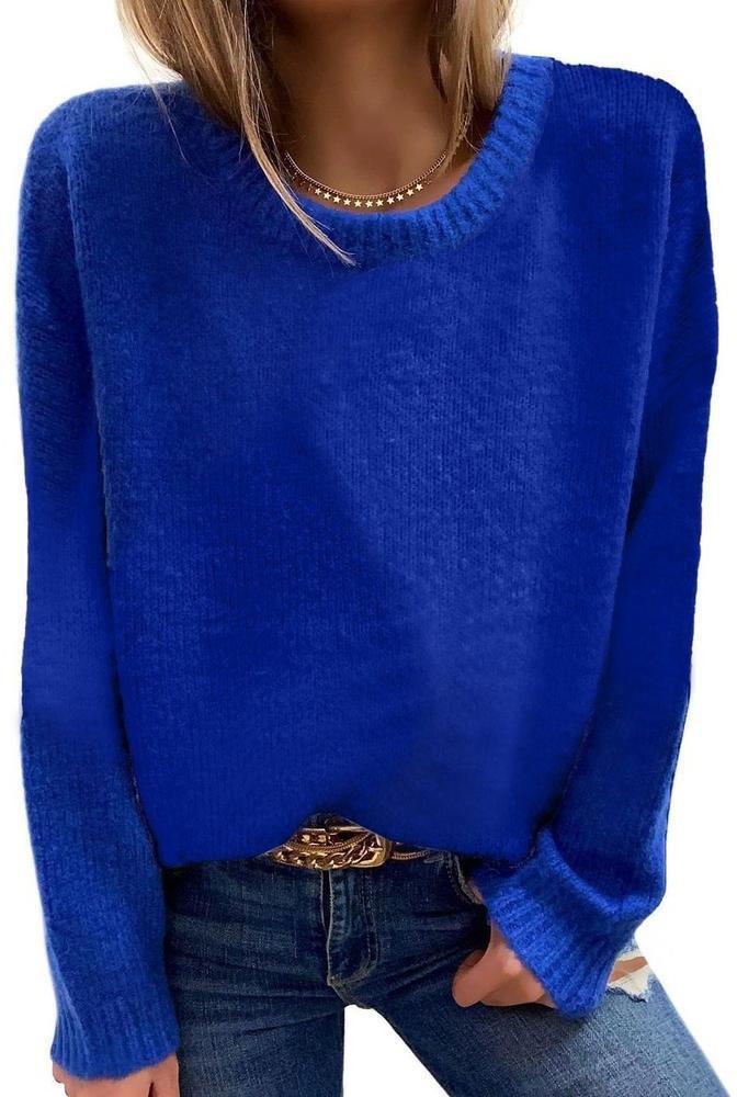WW | Langarmpullover mit Rundhalsausschnitt