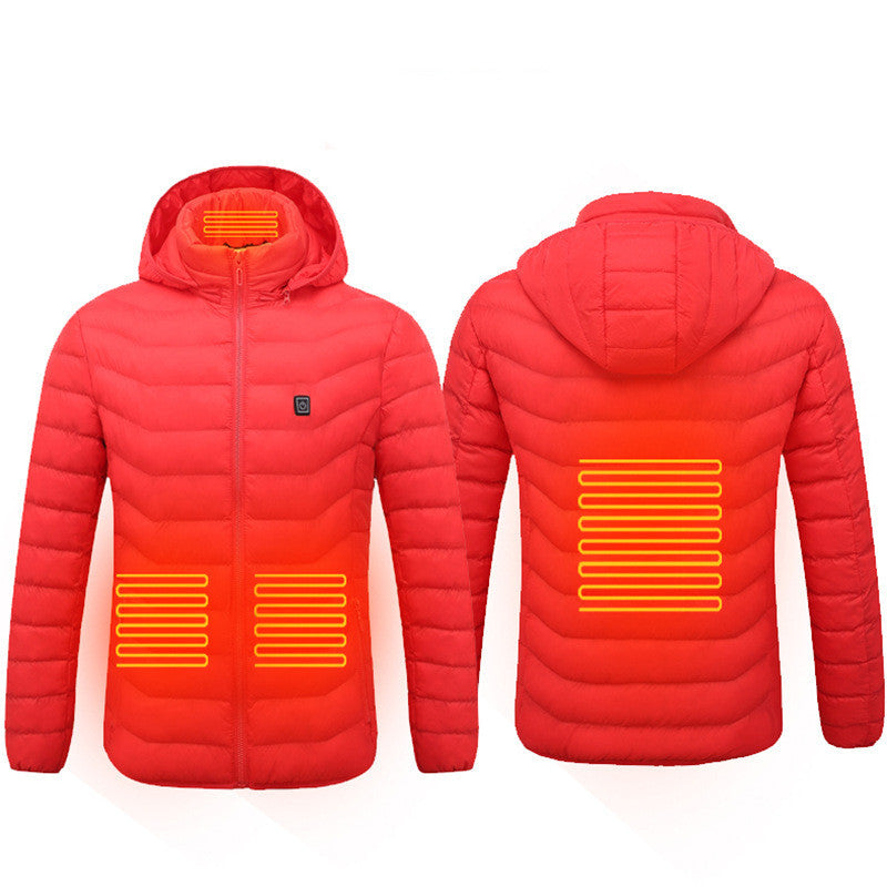 WW | Elegant USB Heated Jacket for Men, Thermal Winter