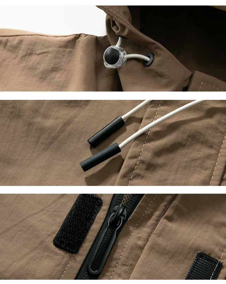 WW | Outdoor-Jacke für Herren - Mit Kapuze und Reißverschluss