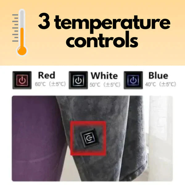 WW | Heated Fleece Blanket | With Temperature Control