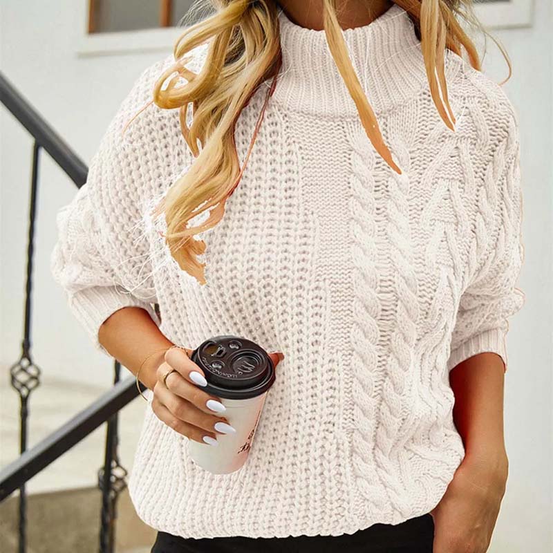 WW | Twisted Knit Sweater with a Stylish Look