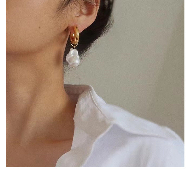 WW | Baroque Pearl Earrings