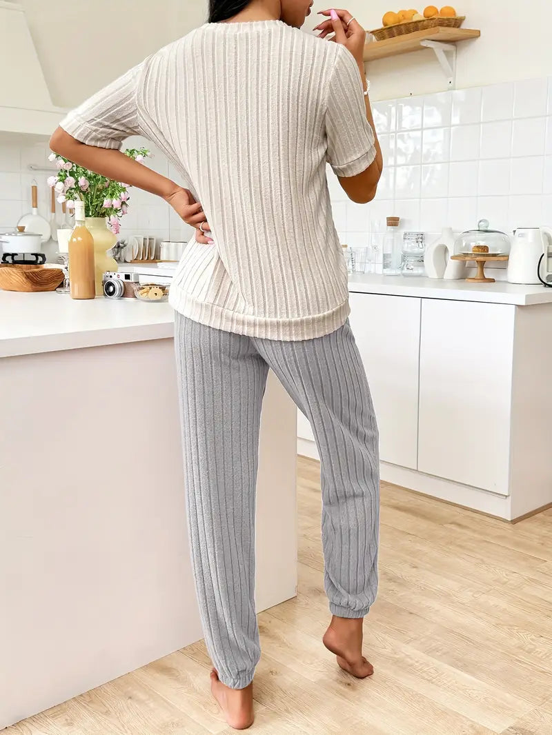 WW | Gerippte Loungewear-Set