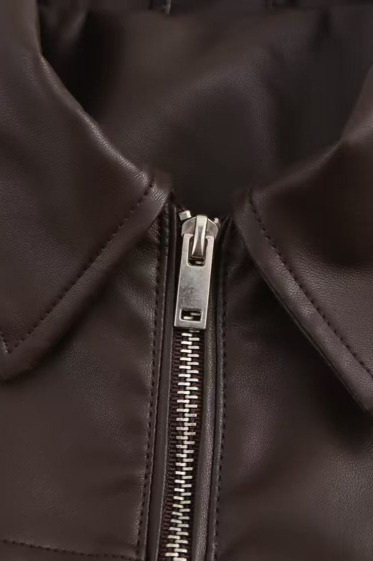 WW | Leder Freizeit Reversjacke