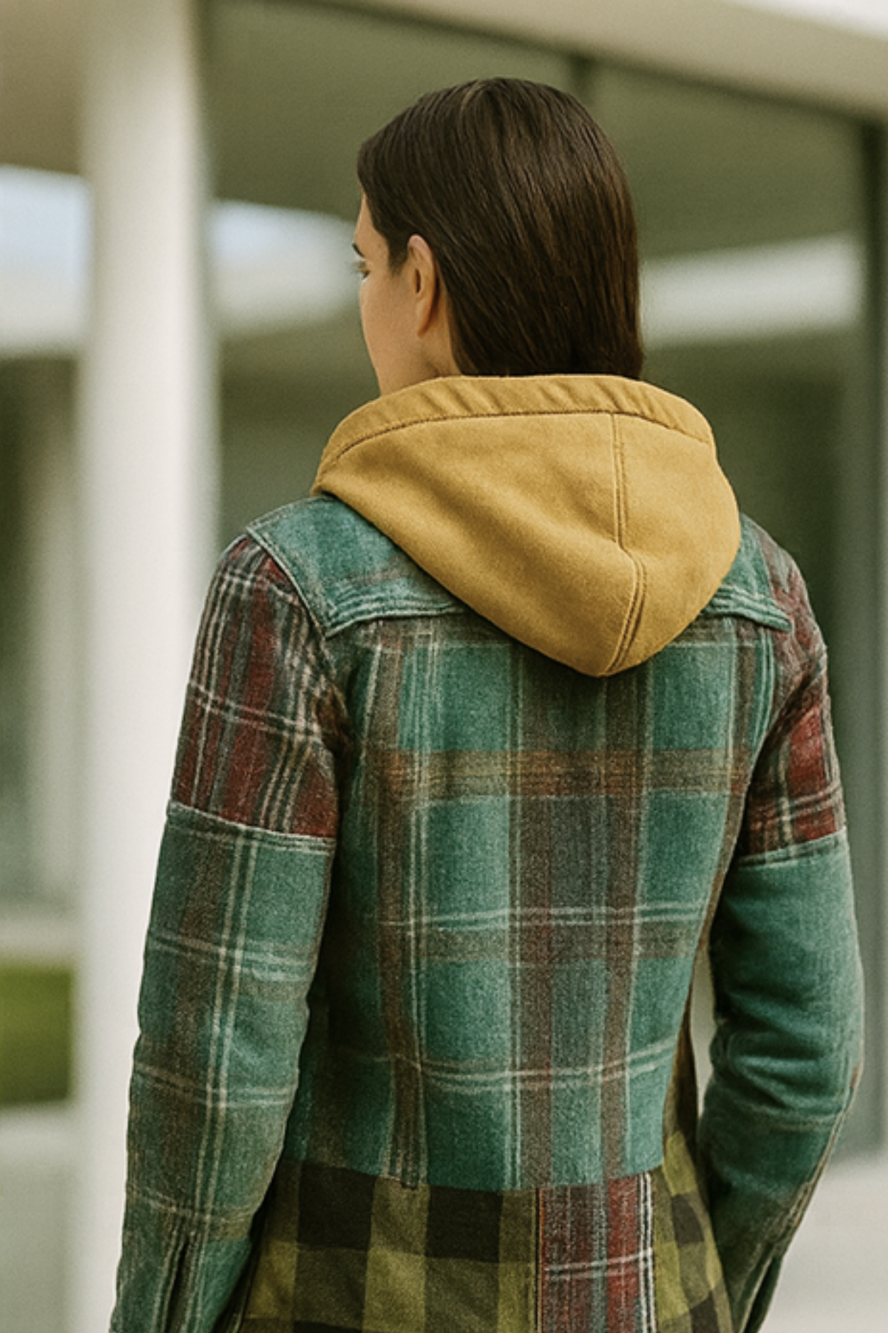 Harper | Patchwork Plaid Jacket