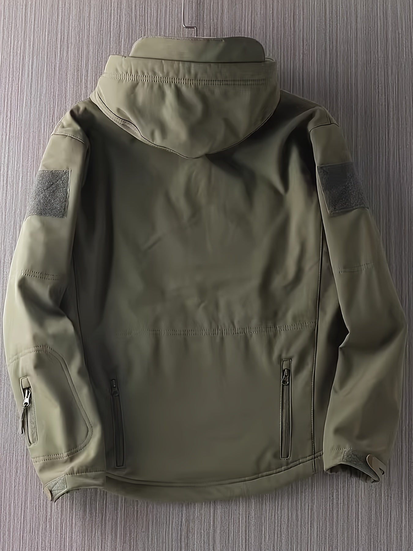 WW | Softshell Jacke - Winddichte Tactical Outdoor Jacke mit Kapuze & Reißverschlusstaschen