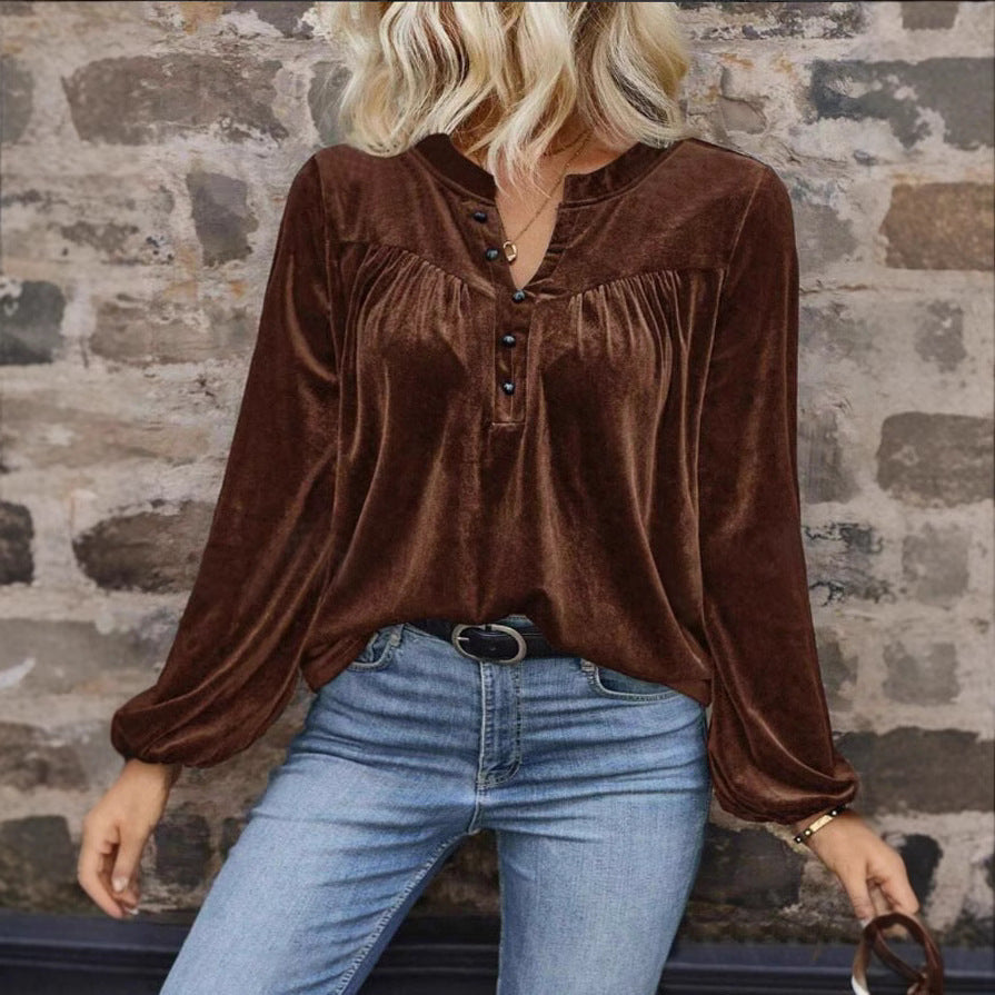 WW | Women's Velvet Blouse