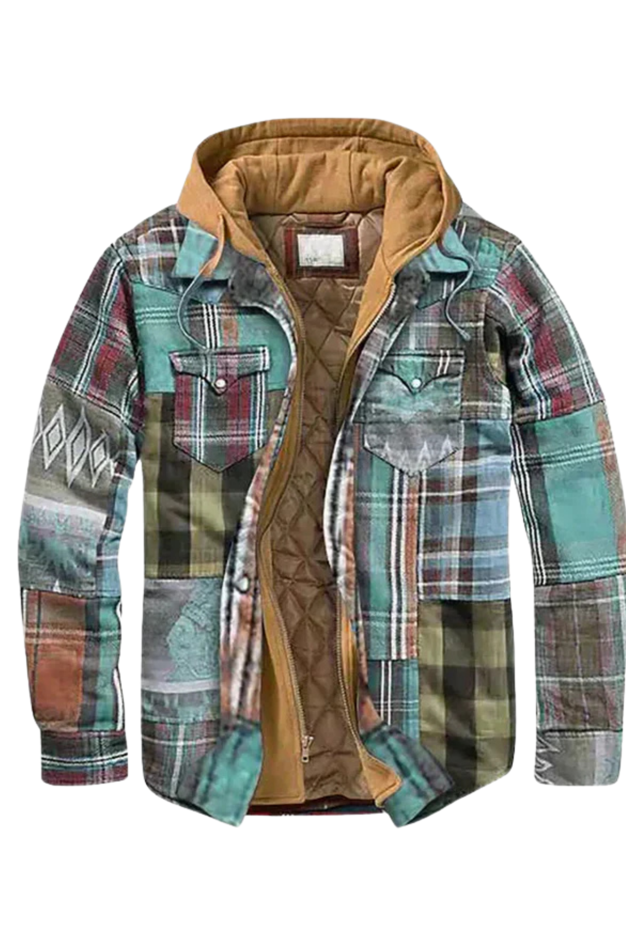 Harper | Patchwork Plaid Jacket