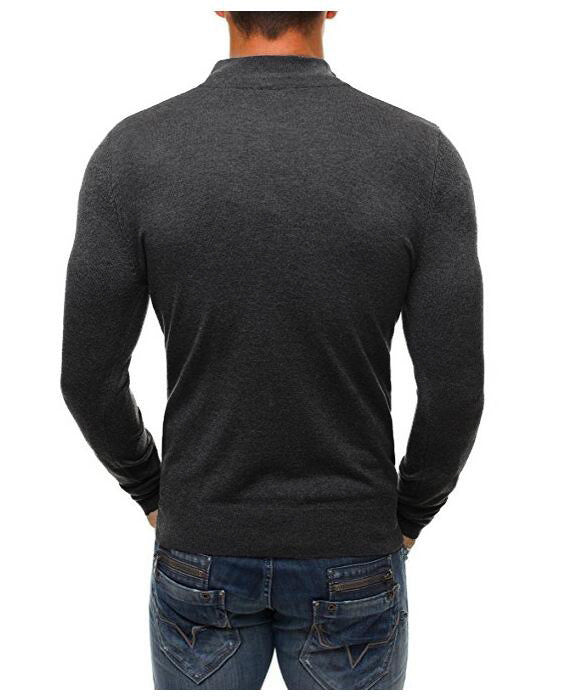 WW | Herren Rollkragenpullover mit Reißverschluss