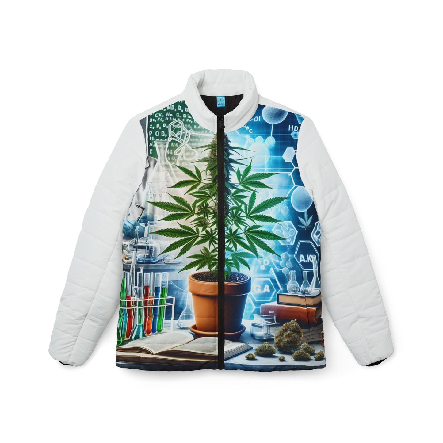 WW | Print gesteppte Jacke - Leichtes Design - Künstlerische Outdoor-Schicht - Lässiger Komfort
