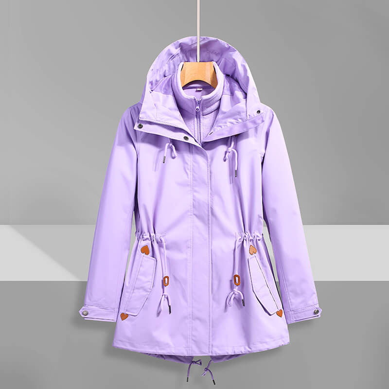 WW | Hooded Rain Jacket - Adjustable Fit - Lightweight Design - Outdoor Essential