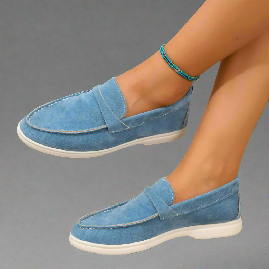 Carina™ | Handmade Elegant Suede Moccasins
