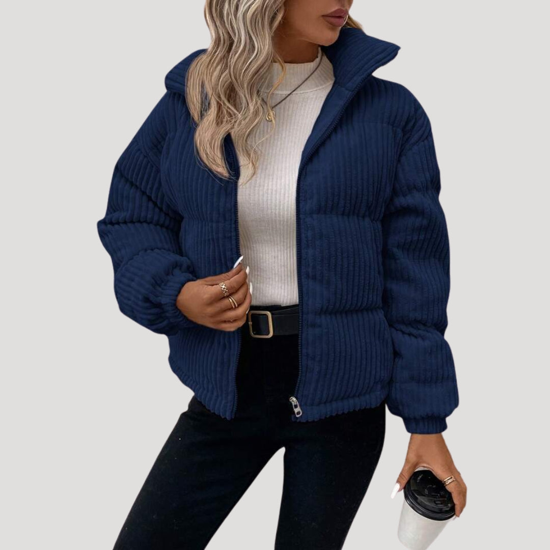 WW | Damen Cordjacke mit Fleece-Futter Winterstil
