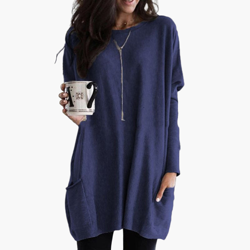 WW | Longpullover im Oversize-Stil - Bequemer Casual-Look für Herbst und Winter