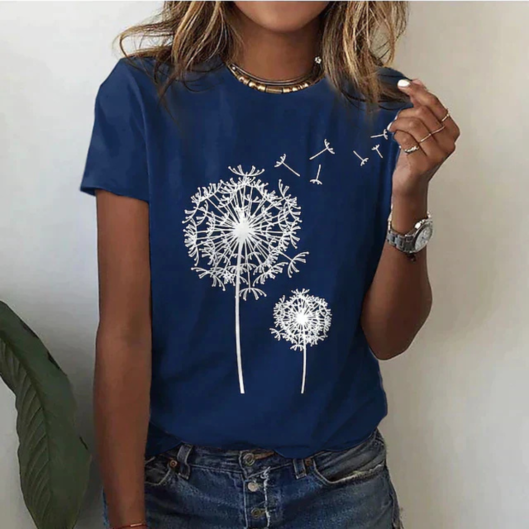 WW | T-Shirt Mit Kurzarm Bedruckt Lässig