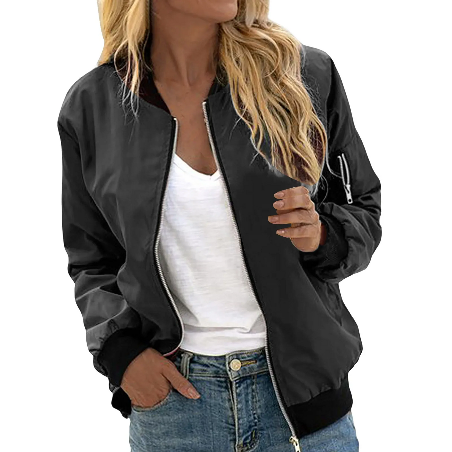 WW | Classic Casual Bomber Jacket Women