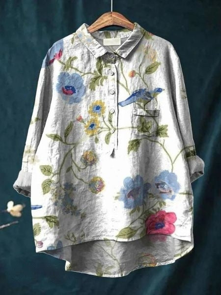 WW | Elegant and versatile floral blouse