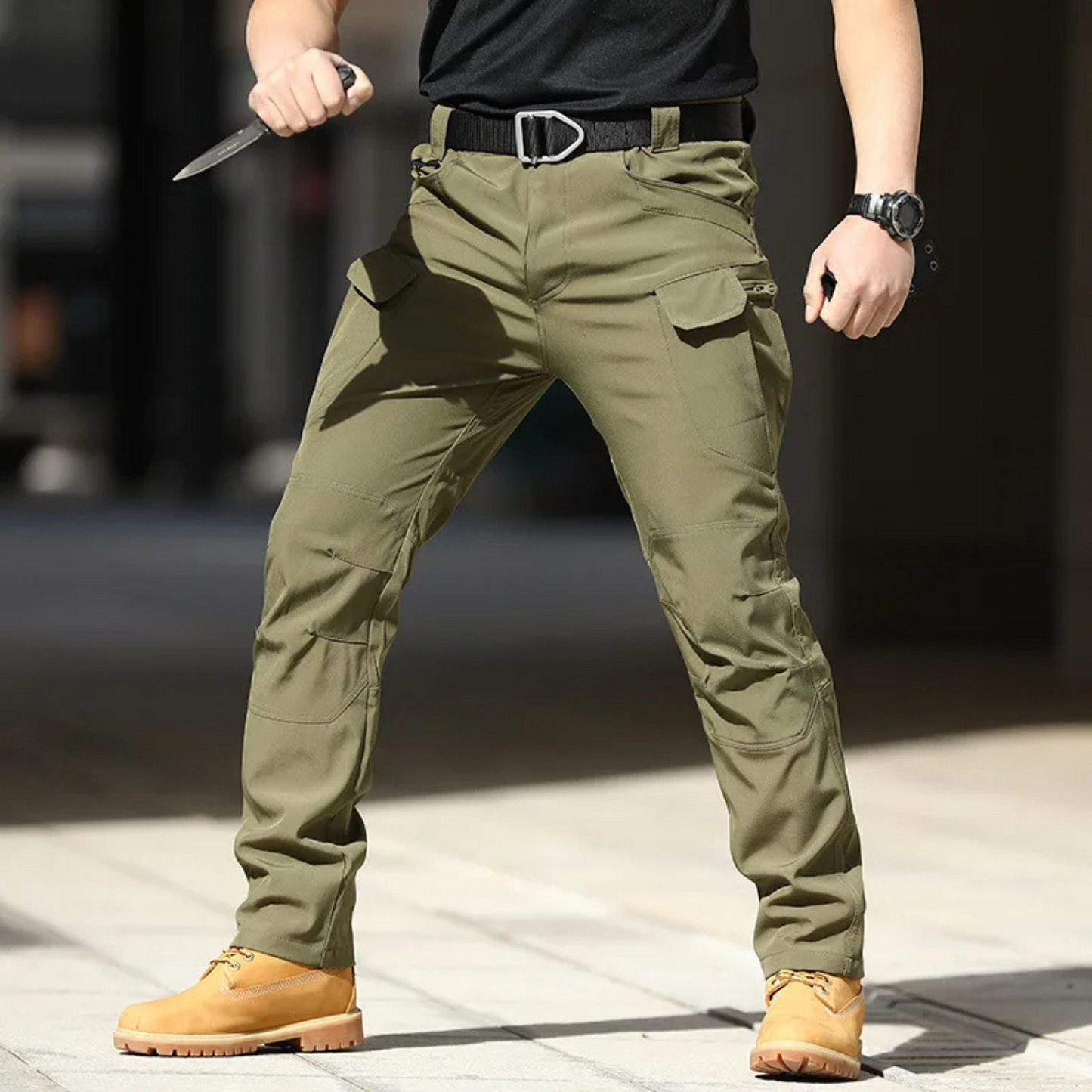WW | Mehrtaschen-cargohose herren mit Reißverschluss