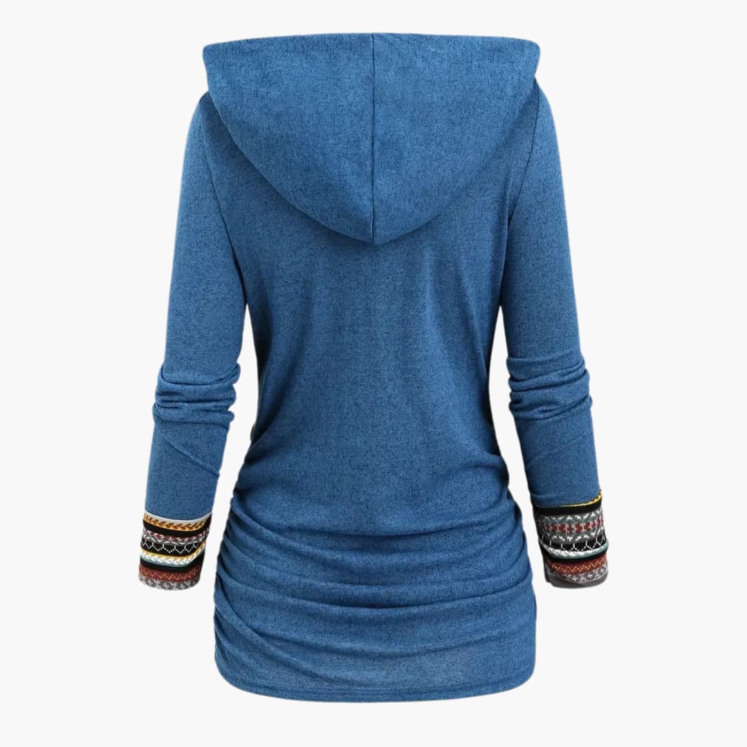 WW | Stylish Women's Hoodie with Ethnic Print