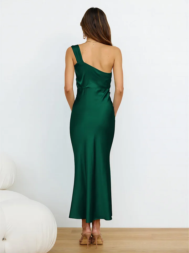 Halterneck midi dress