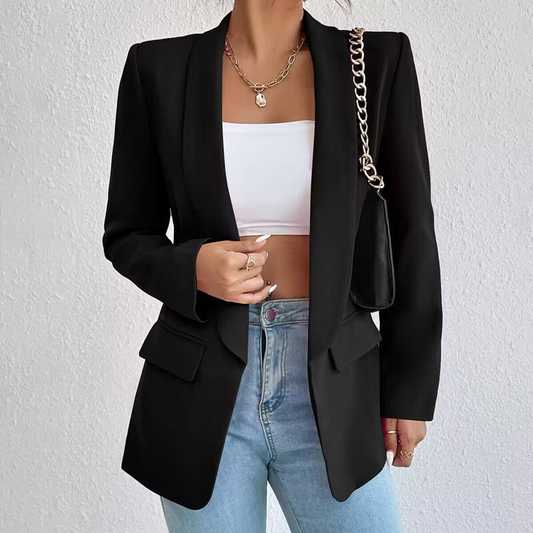 WW | Damen Blazer Offen - Tailliert & Langarm