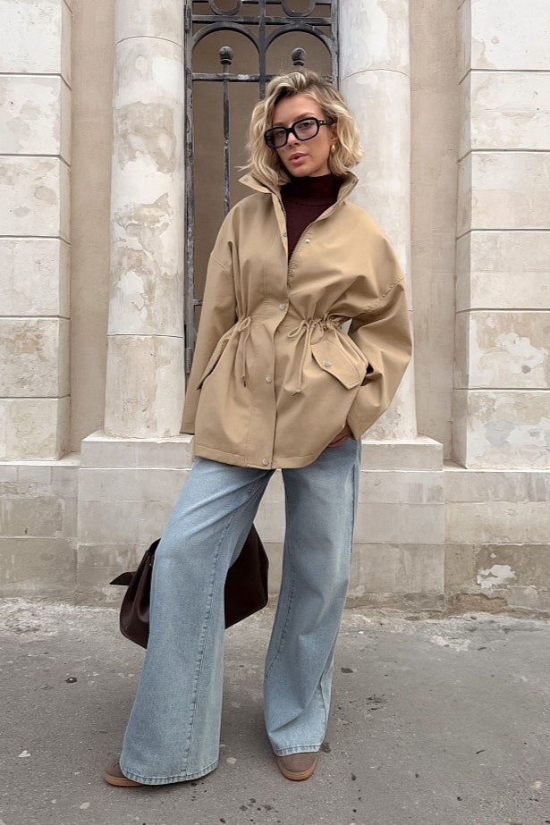 WW | Lace-Up Trench Jacket