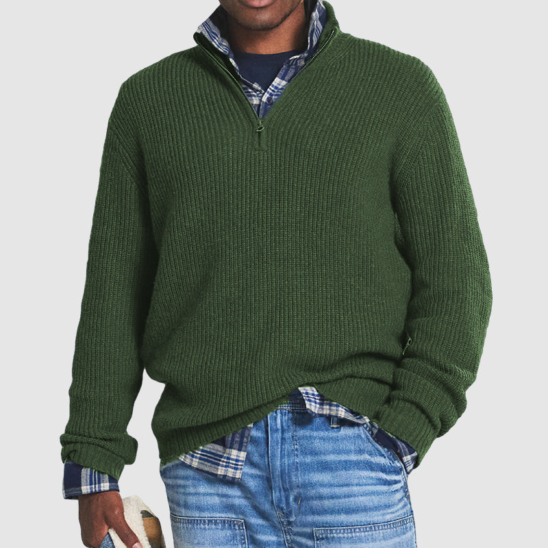 WW | Men's Business Casual Zipper Pullover