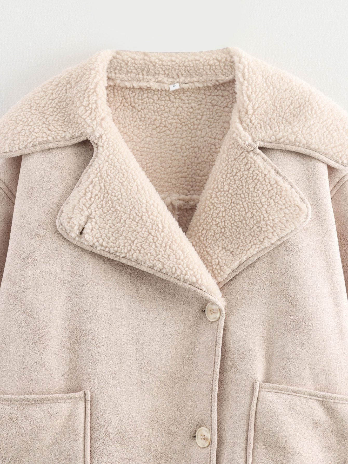 WW | Shearling Mantel - Gemütliches & Warmes Design - Plüschstoff - Winterfertige Oberbekleidung