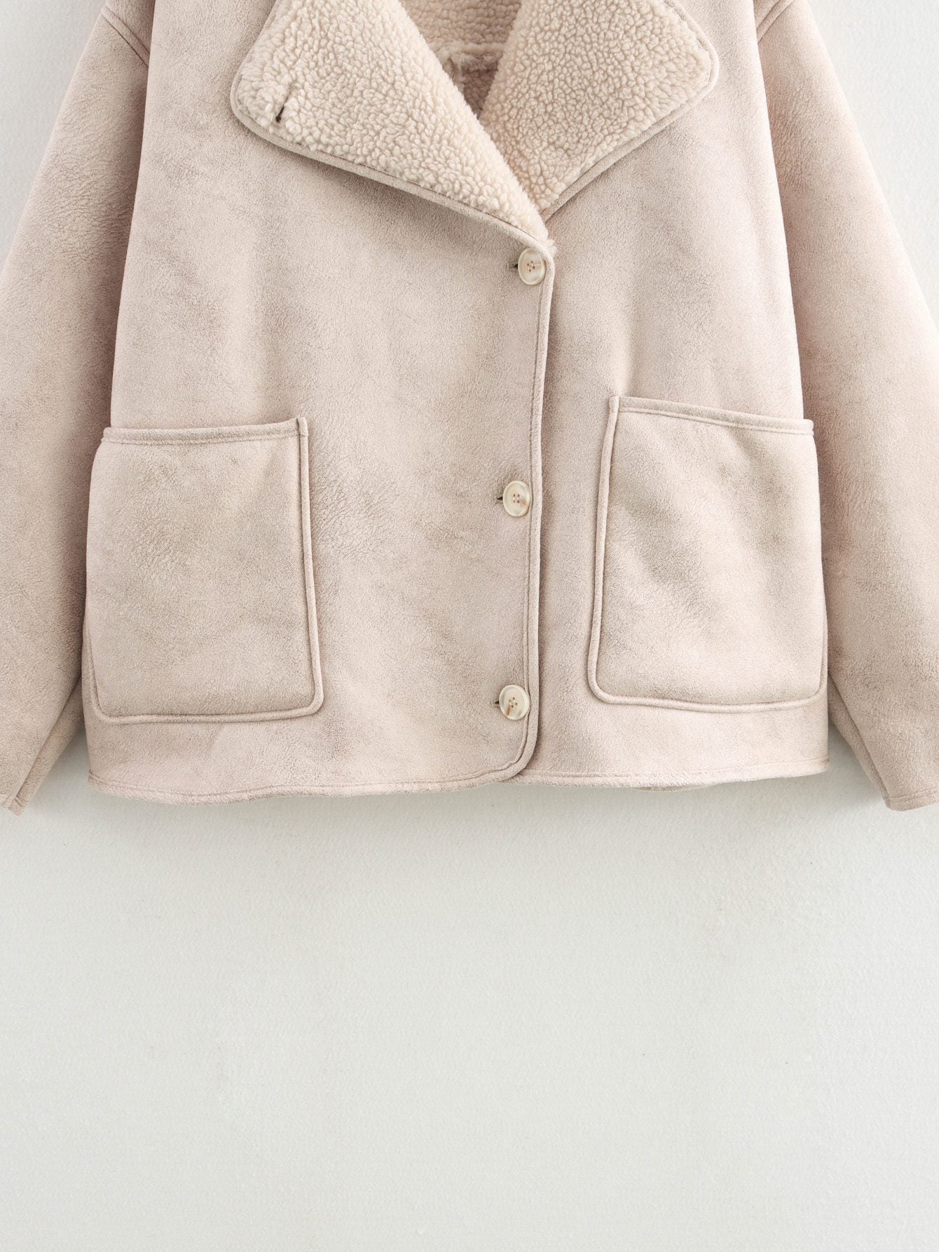 WW | Shearling Mantel - Gemütliches & Warmes Design - Plüschstoff - Winterfertige Oberbekleidung