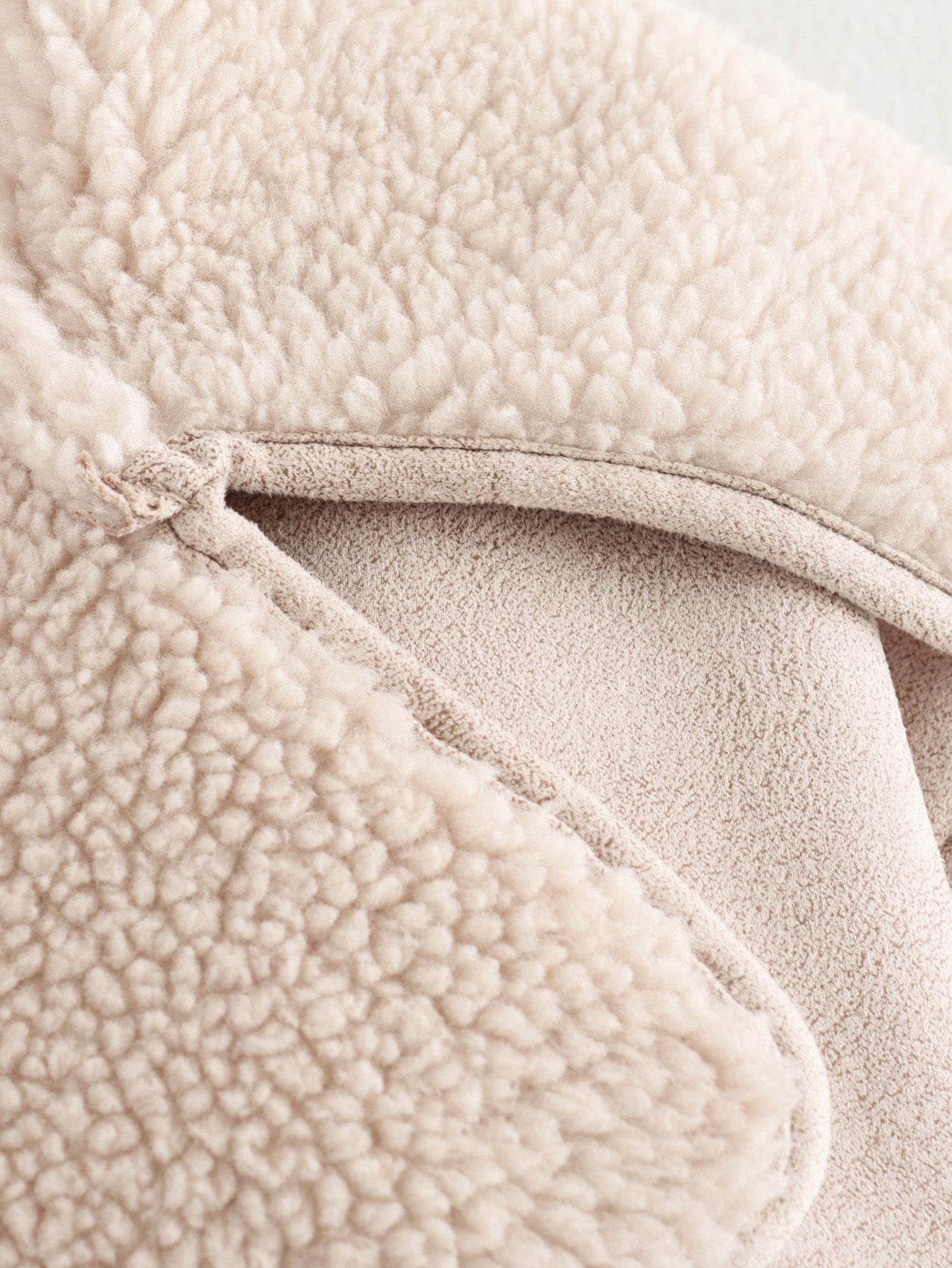 WW | Shearling Mantel - Gemütliches & Warmes Design - Plüschstoff - Winterfertige Oberbekleidung