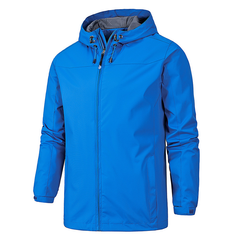 WW | Herren Leichte Windbreaker Jacke - Mit Kapuze