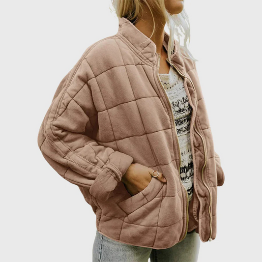 Jyn Eleganter Mantel -  Khaki