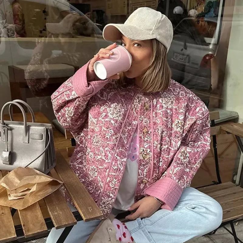 WW | Floral, Padded Jacket