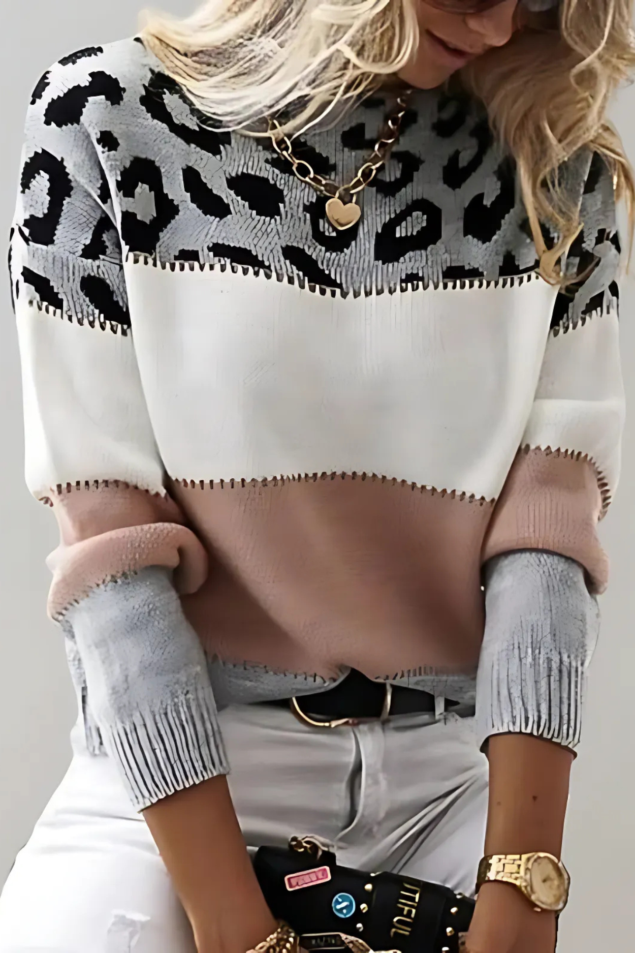 Paella | Leopard print jumper