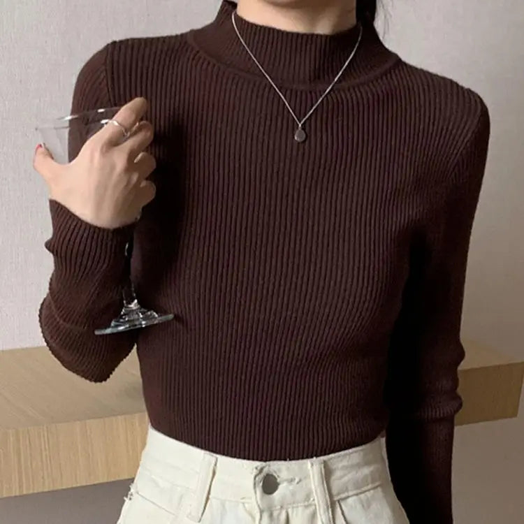WW | Cozy ribbed wool sweater for women