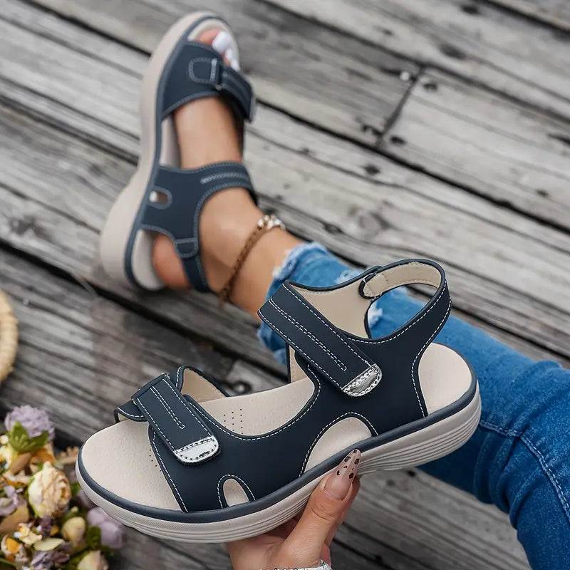 Alia™ | Comfortable Ankle Strap Wedge Sandals