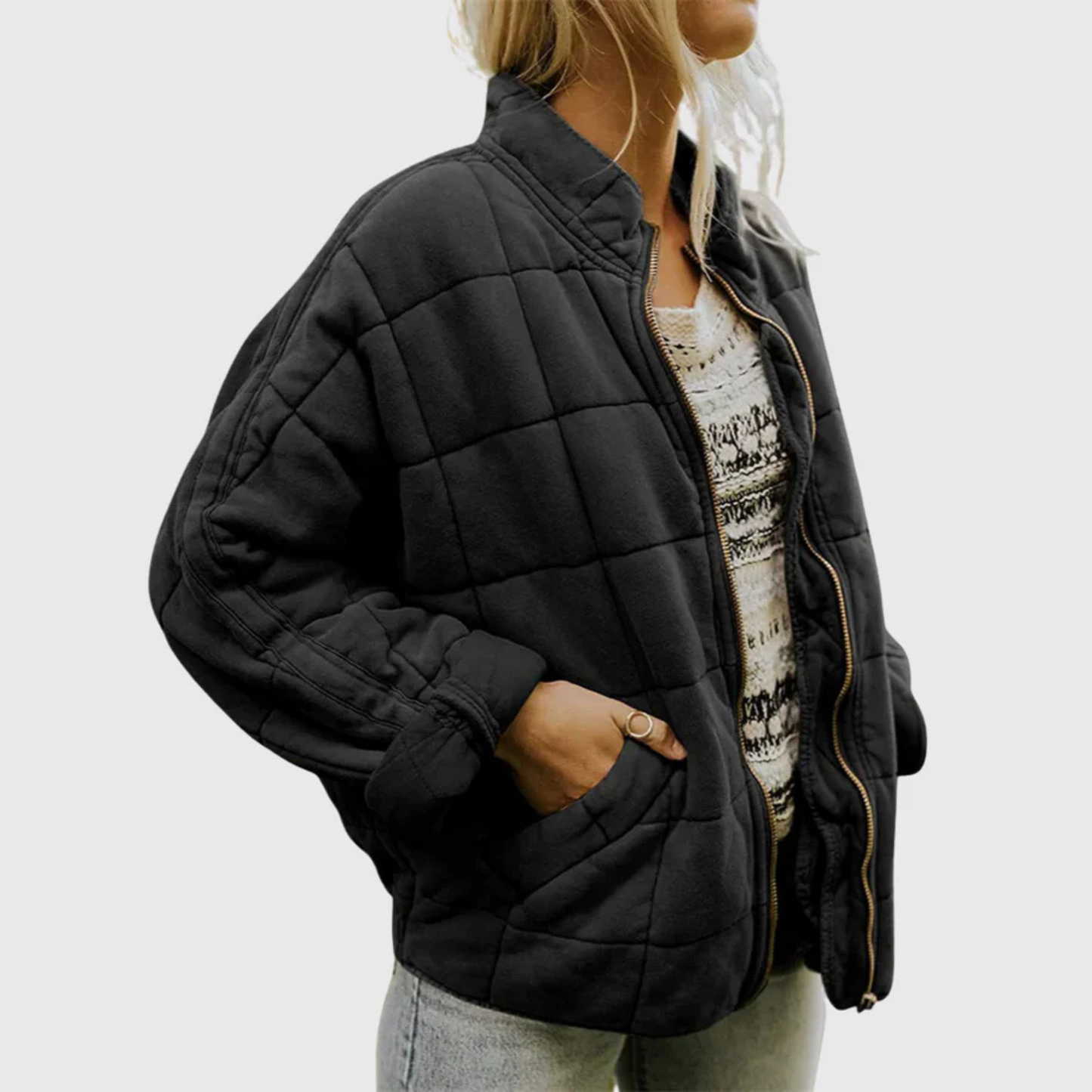 Jyn Elegant Coat - Black