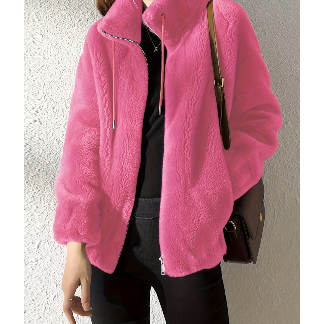 WW | Warm Thick Coat with Zipper Long
