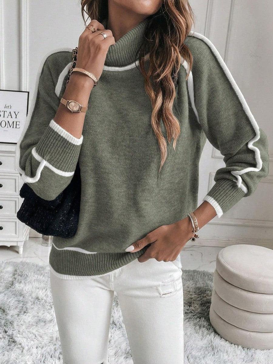 WW |  Pullover - Elegant - Wärm gfutteret, Luxuriöss Material - Ideal für Winter für Damen