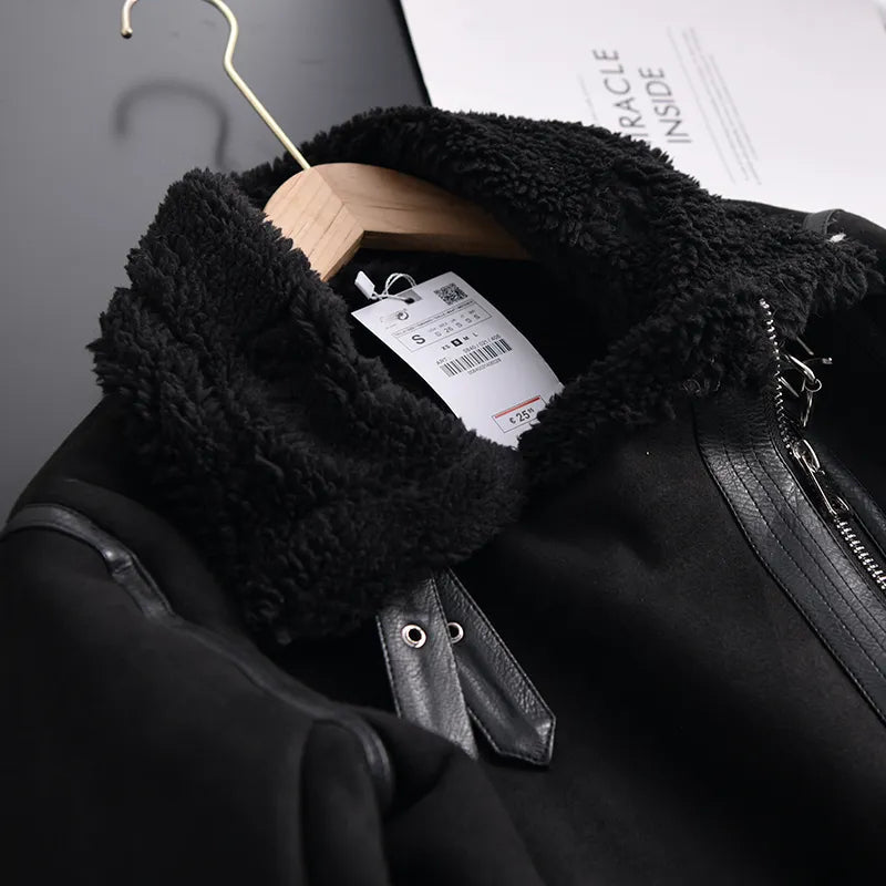 WW | Suede Winter Jacket Warm & Stylish
