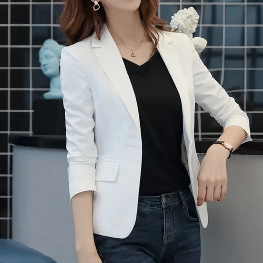 WW | Elegant Long Sleeve Women's Blazer Ideal for Work