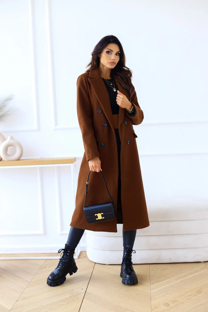 WW | Klassischer Langer Trenchcoat mit