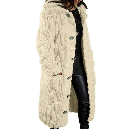 WW | Lässiger warmer gewebter cardigan für frauen