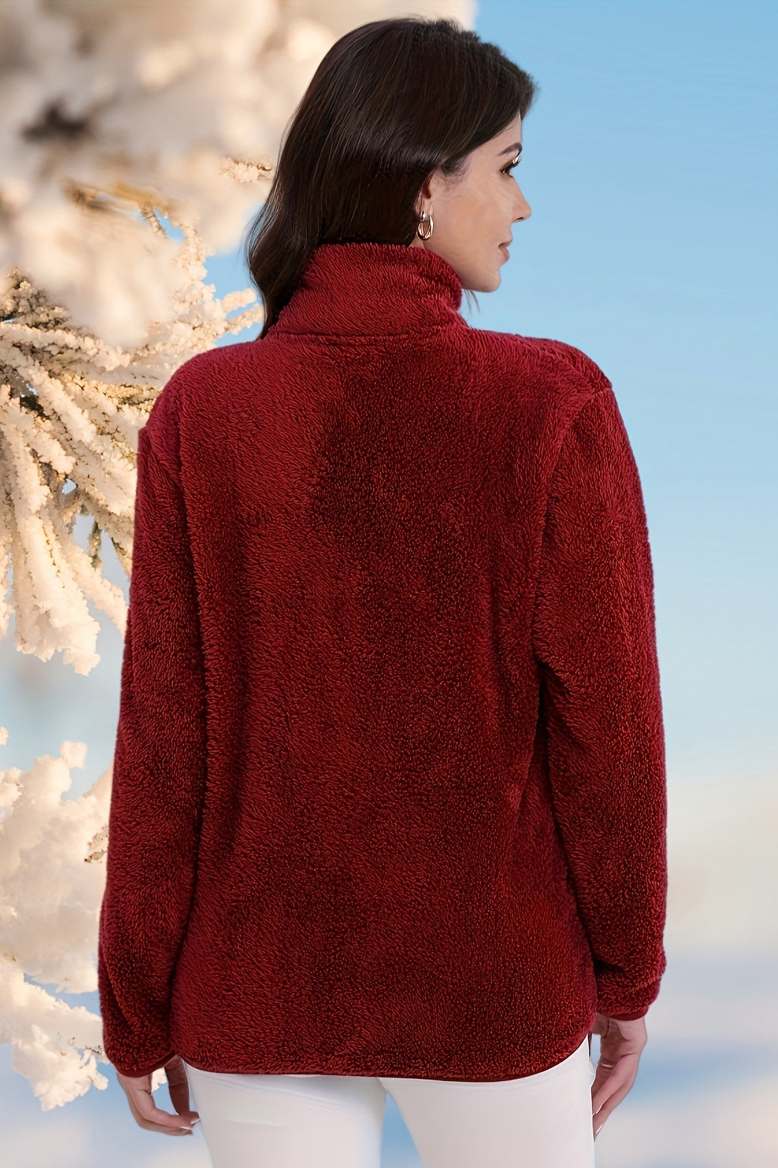 WW | Fuzzy Reißverschlussjacke