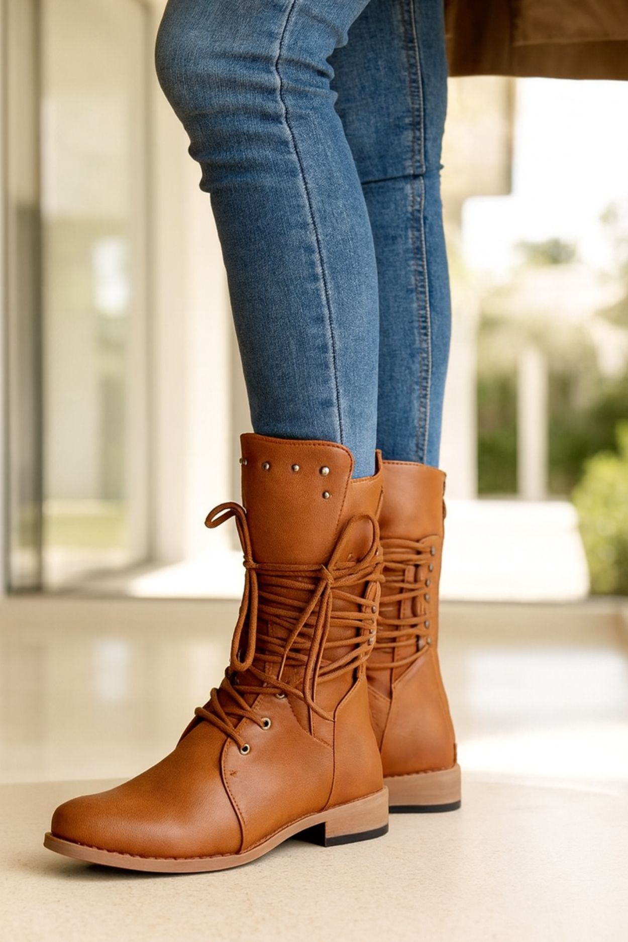 Shanaia | Women's Lace-up Ankle Boots
