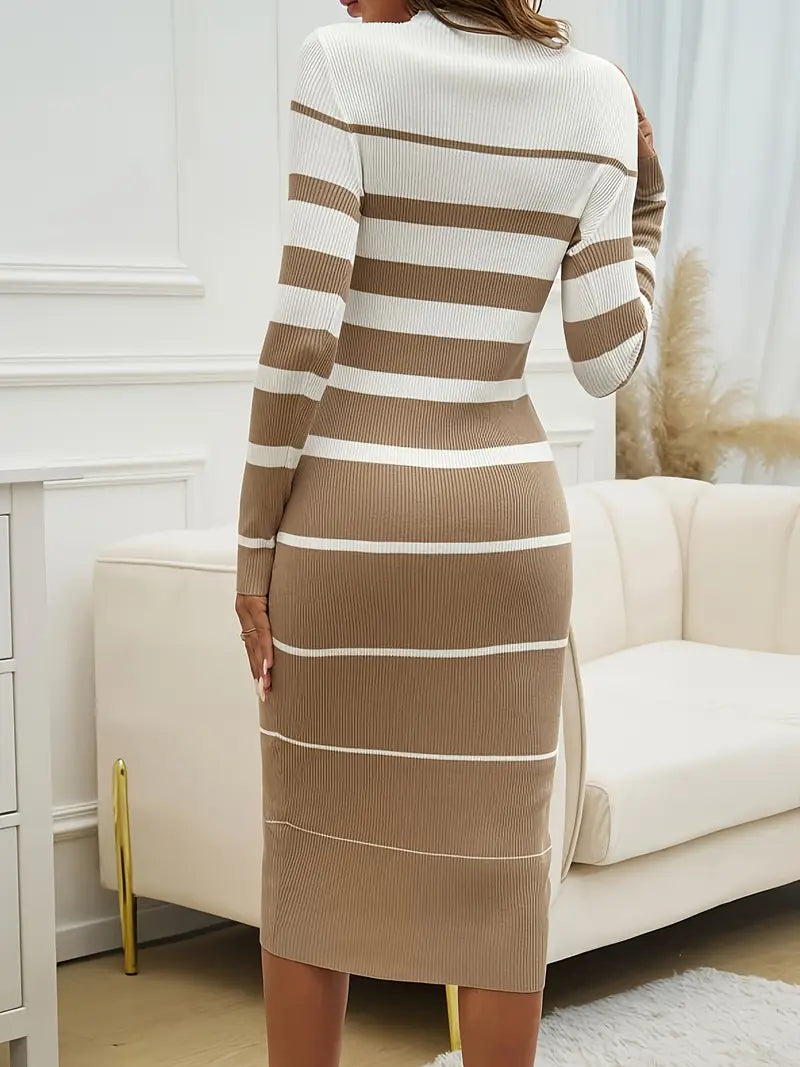 WW | Streifen Bodycon Kleid