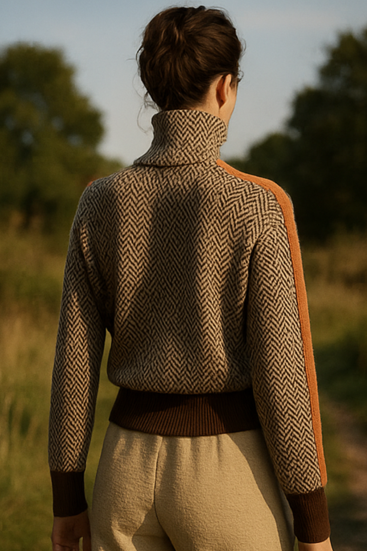 Marilou | Sweater with contrast stripes
